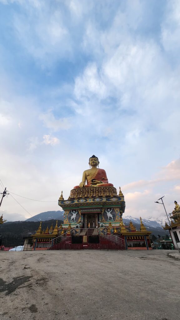 Giant Buddha at Tawang, part of Sagamiles travel experience